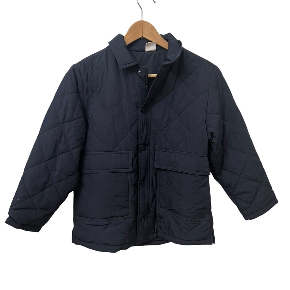Zara|Kids Navy Quilted Puffer Jacket- Size 10
